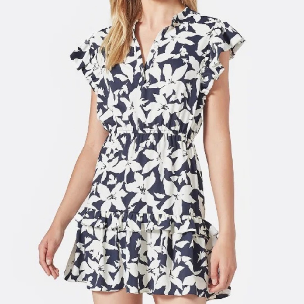 NWT Joie Krystina Dress in Deep Sea